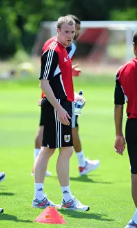 David Clarkson of Bristol City: Focused during Pre-season Training