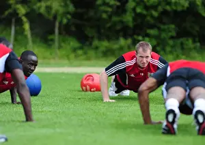 Pre-season Training Prints: David Clarkson of Bristol City in Pre-Season Training Focus