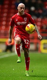 Images Dated 22nd February 2017: David Cotterill in Action: Bristol City vs Fulham, Sky Bet Championship, 2017