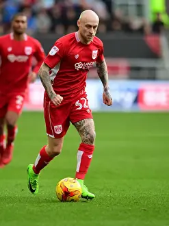 David Cotterill in Action: Bristol City vs Rotherham United, Sky Bet Championship (February 4, 2017)