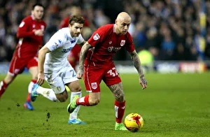 Leeds United V Bristol City Prints: David Cotterill in Action: Leeds United vs. Bristol City, Sky Bet Championship 2017