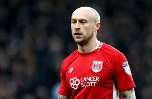 Derby County V Bristol City Prints: David Cotterill of Bristol City in Action Against Derby County, 11/02/2017