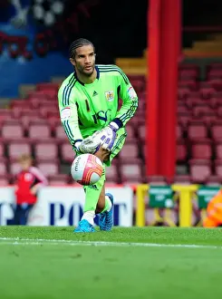 Season 11-12 Prints: David James in Action: Championship Showdown at Ashton Gate - Bristol City vs