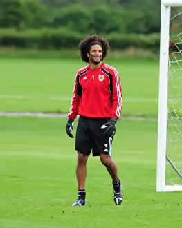 David James First Day Of Training Prints: David James Begins New Chapter at Bristol City: First Training Session