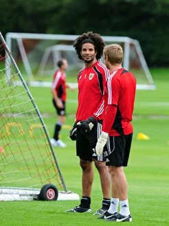 Images Dated 2nd August 2010: David James Begins New Journey at Bristol City: First Training Session