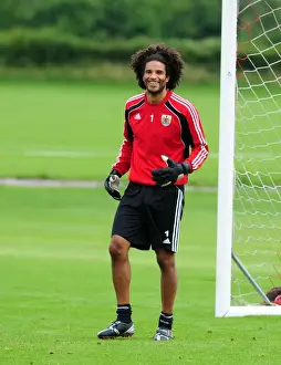 David James First Day Of Training Prints: David James Begins New Journey at Bristol City: First Training Session