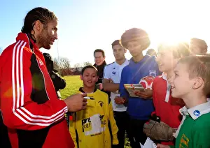 David James Ashton Park School Prints: David James and Bristol City FC First Team Inspire Students at Ashton Park School - Season 10-11