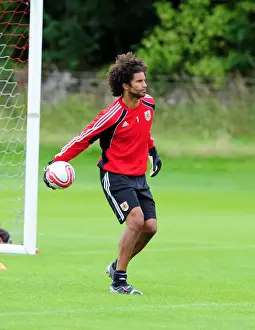 David James First Day Of Training Prints: David James: England's Former No. 1 Kicks Off Training with Bristol City