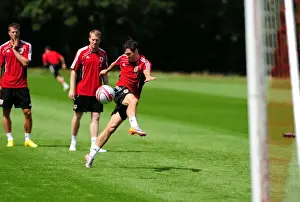 New Signing's Prints: David James Joins Bristol City: First Training Session - Season 10-11 (New Signing)
