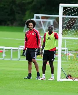David James First Day Of Training Prints: David James Kicks Off New Beginning at Bristol City: First Training Session