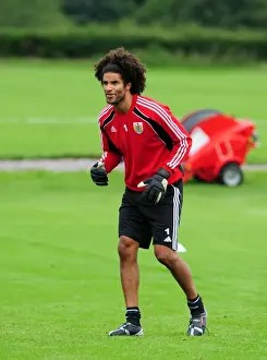David James First Day Of Training Prints: David James Kicks Off New Chapter at Bristol City: First Training Session