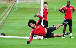 David James First Day Of Training Prints: David James Kicks Off New Chapter at Bristol City: First Training Session