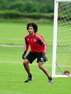David James First Day Of Training Prints: David James Kicks Off New Chapter at Bristol City: Legendary Goalkeeper's First Training Session