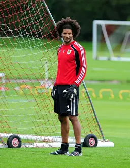 David James First Day Of Training Prints: David James Kicks Off New Chapter at Bristol City: Legendary Goalkeeper's First Training Session