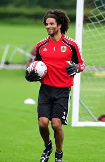 David James First Day Of Training Prints: David James Kicks Off New Chapter at Bristol City: Legendary Goalkeeper's First Training Session