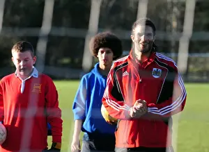 David James Ashton Park School Prints: David James Visits Ashton Park School with Bristol City FC: A Memorable Day for Young Fans - Season 10-11