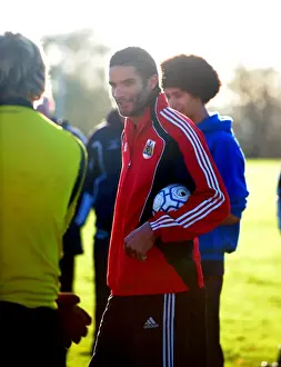 David James Ashton Park School Prints: David James Visits Ashton Park School with Bristol City FC: A Memorable Day for Young Fans - Season 10-11