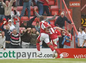 David Noble in Action: Bristol City vs Sheffield United