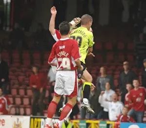 Bristol City V Sheffield United Prints: David Noble's Thrilling Goal: A Moment to Remember in Bristol City vs Sheffield United