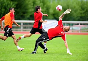 Training Prints: Dean Gerken Saves from Ivan Sproule: A Training Moment at Bristol City
