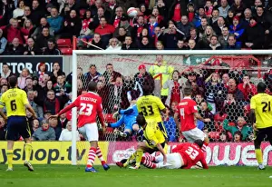 Nottingham Forest V Bristol City Prints: Dean Gerken's Spectacular Save: Nottingham Forest vs. Bristol City, 07-04-2012