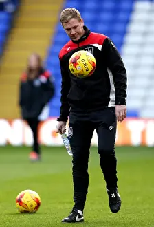 Birmingham City V Bristol City Prints: Dean Holden of Bristol City Practices Keep-Ups at St Andrews Stadium, 2016