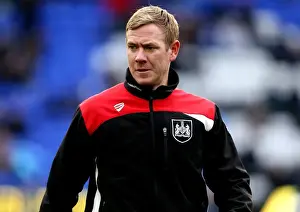 Birmingham City V Bristol City Prints: Dean Holden: Focused Determination of Bristol City Assistant Coach During Birmingham vs