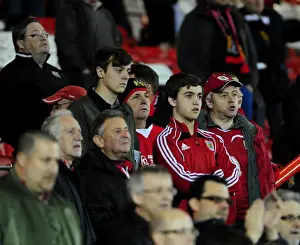 Bristol City V Birmingham City Prints: Dejected Bristol City Fans After Heartbreaking Loss to Birmingham City