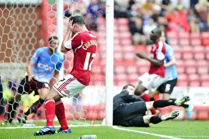 Bristol City V Bradford City Prints: Dejected Greg Cunningham Misses Target: Bristol City vs. Bradford City, 2013