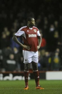 Images Dated 4th February 2014: Dejected Jay Emmanuel-Thomas of Bristol City After Loss to Coventry City