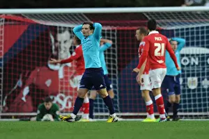 Bristol City V AFC Telford Prints: Dejected Sean Cooke of AFC Telford United After Loss to Bristol City in FA Cup