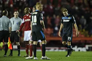 Dejected Simon Heslop of Stevenage After 4-1 Loss Against Bristol City