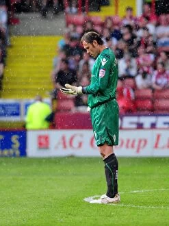 Images Dated 23rd April 2011: Dejected Simonsen Scores Own Goal: Sheffield United vs. Bristol City, Championship 2011