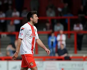 Dejected Stevenage Midfielder Sam Wedgbury as Bristol City Secures Promotion and Relegates Stevenage (21/04/2014)