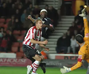 Dele Adebola hits the post befor lee johnson follows up to score