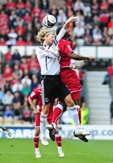 Derby County V Bristol City Collection: Derby County vs. Bristol City: The Rivalry of the Rams and Robins - Season 09-10