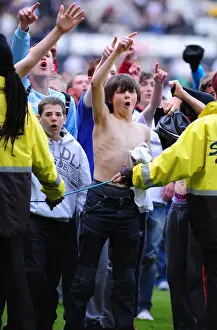 Derby County V Bristol City Prints: Derby Fans Bid Emotional Farewell to Robbie Savage at Pride Park (2011)