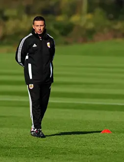 Derek McInnes Prints: Derek McInnes Begins Tenure as Bristol City Manager at Ashton Gate Stadium (October 2011)