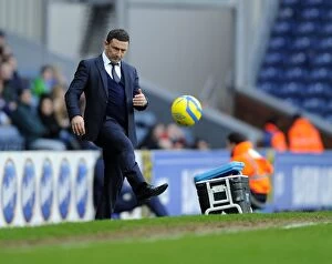 Images Dated 5th January 2013: Derek McInnes of Bristol City in Action during FA Cup Match against Blackburn Rovers, January 2013