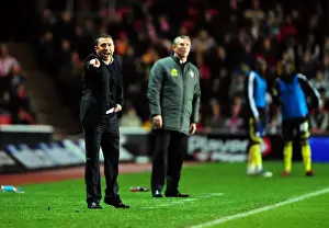 Southampton V Bristol City Prints: Derek McInnes and Bristol City Face Southampton in Championship Match - 30/12/2011 (Editorial Use Only)