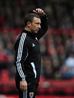 Bristol City v Southampton Collection: Derek McInnes: Bristol City Manager Leading the Charge Against Southampton