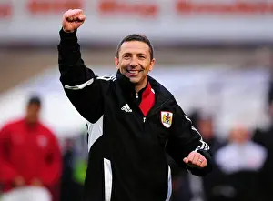 Barnsley V Bristol City Prints: Derek McInnes Celebrates First Win as Bristol City Manager: Barnsley vs