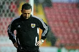 Images Dated 26th December 2012: Derek McInnes: Disappointment at the Called-Off Championship Match between Bristol City