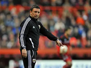 Derek McInnes Frustration on the Touchline: Bristol City vs Wolves, 1st December 2012