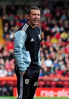 Bristol City V Birmingham City Prints: Derek McInnes Guides Bristol City in Championship Battle against Birmingham City (Oct)