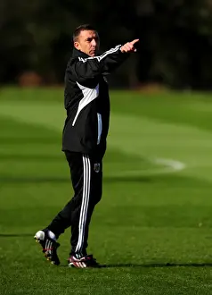 Derek McInnes Prints: Derek McInnes Kicks Off New Era as Bristol City Manager at Ashton Gate Stadium (October 2011)