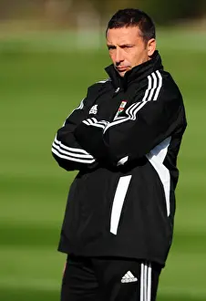 Derek McInnes Prints: Derek McInnes Kicks Off New Journey as Bristol City Manager at Ashton Gate Stadium (October 2011)