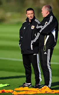 Derek McInnes Prints: Derek McInnes Kicks Off New Tenure as Bristol City Manager at Ashton Gate Stadium (October 2011)