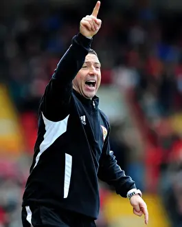 Derek McInnes Leads Bristol City at Ashton Gate Stadium Against Barnsley, 2012 (Football Match)