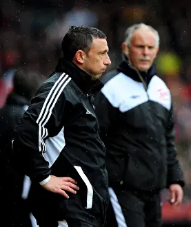 Derek McInnes Leads Bristol City at Ashton Gate Stadium Against Coventry City, April 2012
